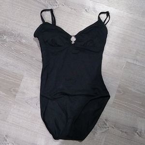 Merona black small one piece euc